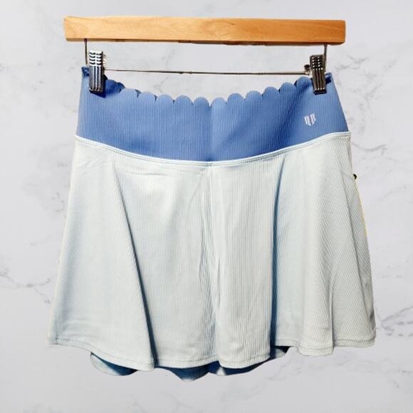Eleven By Venus Williams Pretty Power Skirt/skort Ice Blue Medium $98 - Picture 8 of 8